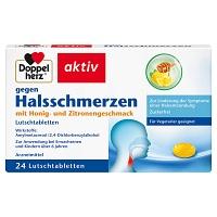 DOPPELHERZ gegen Halsschmerzen Lutschtabletten 24 St