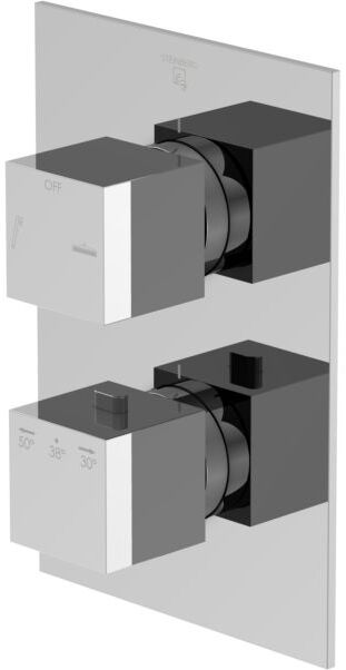 Steinberg Serie 160 Fertigmontageset 16041333 chrom, für Unterputzthermostat