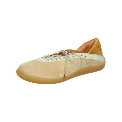 Schnürschuh THINK "Think Halbschuhe Leder", Damen, Gr. 40, coffee, Leder, Schuhe Schnürschuh