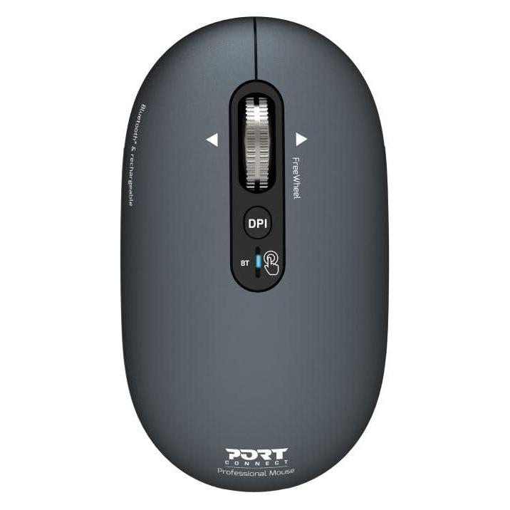 Port Designs Port Pure Color bluetooth maus schwarz (Kabellos) (910501)