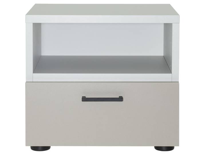 Nachttisch - Farbe: taupe - Material: Holzwerkstoff - Möbel Konfigurator: Traummöbel individuell zusammenstellen - Schweizer Möbelhersteller - 56