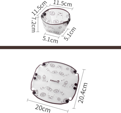 Multisell Products Hub Cartoon Cat Foldable Camping Tableware, Lightweight PP Bowl Plate Cup Set, Easy To Clean Outdoor Accessories cup