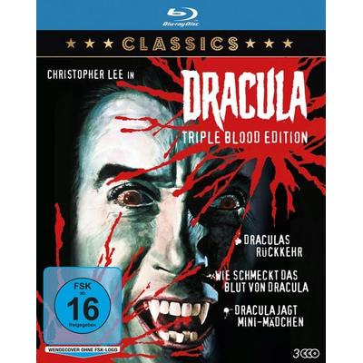 Dracula Triple Blood Edition: Draculas Rückkehr / Wie schmeckt das Blut von Dracula / Dracula jagt Mini-Mädchen [3 Blu-rays]], Blu-ray