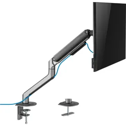 Tooq Technology DB4032TNR-G Flachbildschirm-Tischhalterung 81,3 cm (32" ) Schwarz Tisch/Bank (Tisch, 32", 9 kg), Monitor Halterung, Schwarz