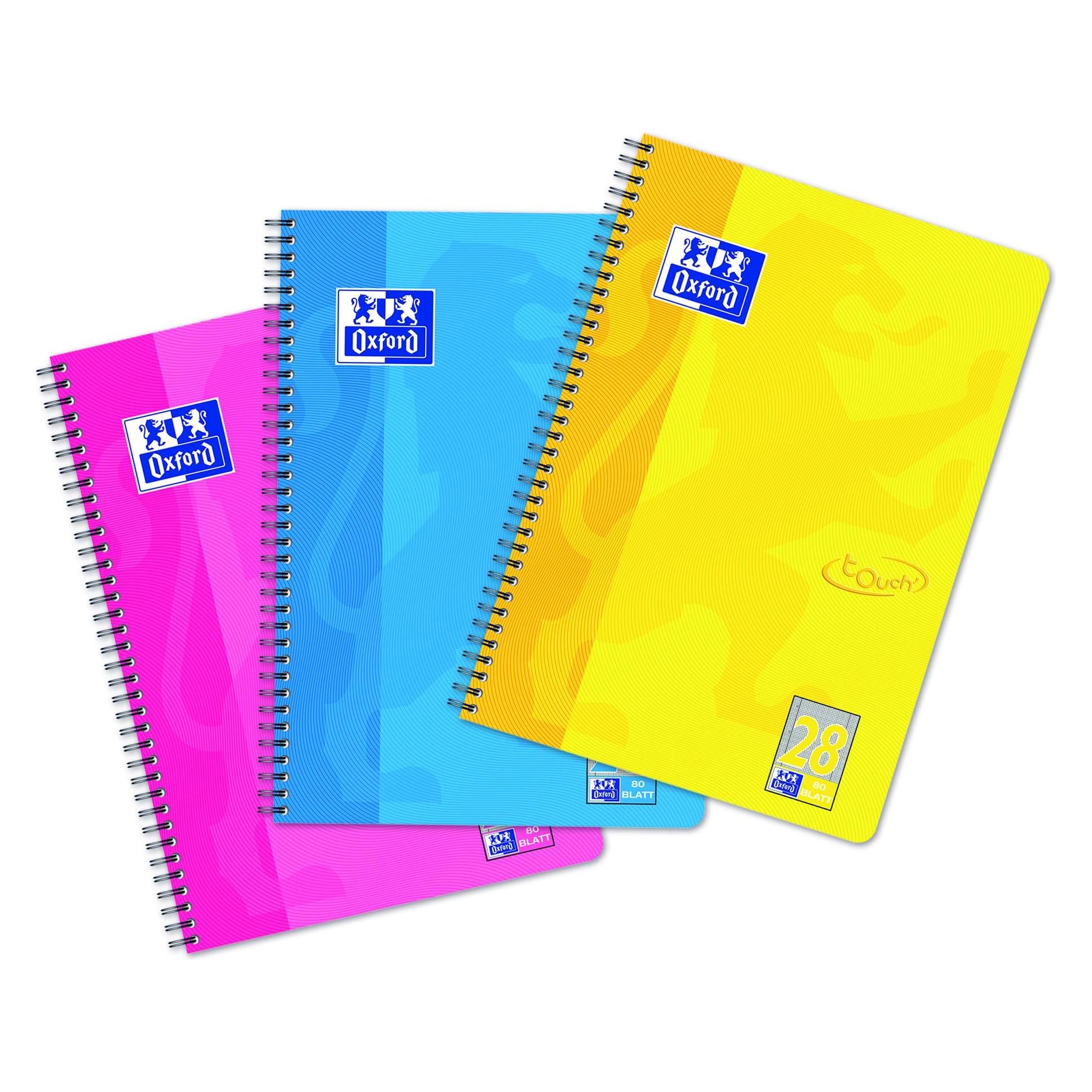 Oxford TOUCH - Collegeblock (A4, Kariert) (400091925)