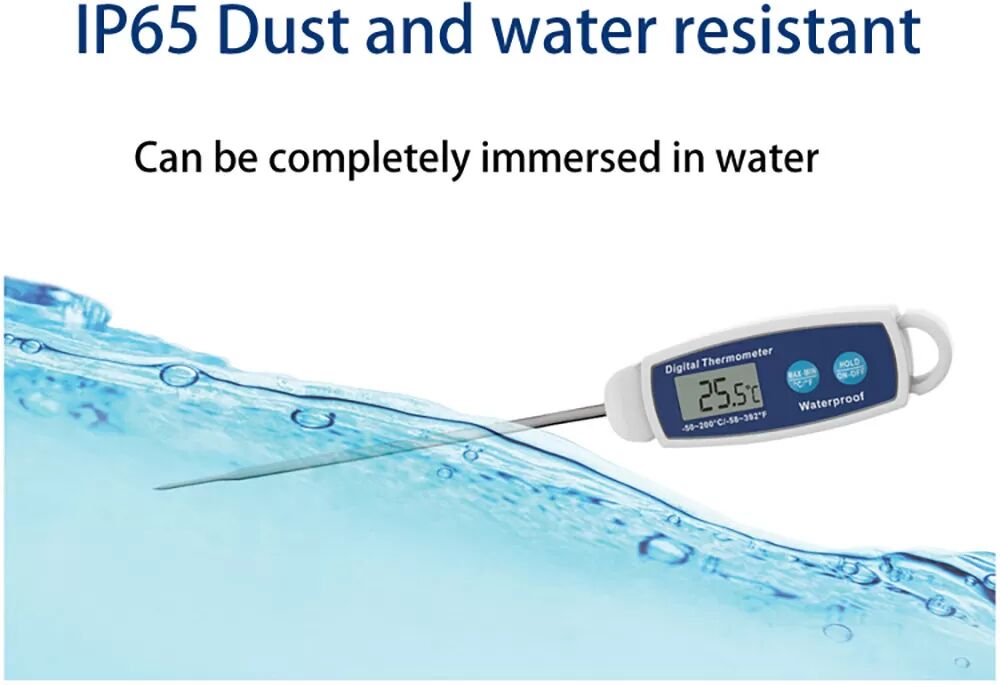 INF Thermomètre alimentaire étendu pour une cuisson précise