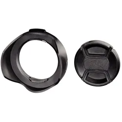 Hama Gegenlichtblende mit Objektivdeckel universal 52mm (93652)
