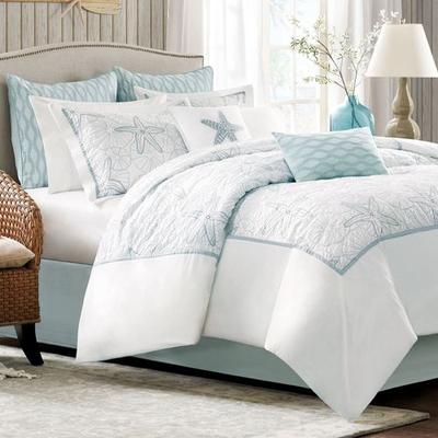 Jla Home/Bed Maya Bay Comforter Set White, King, White