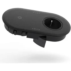 Zens PuK Combi ZEPC01B mit Qi-Ladefunktion und Steckdose, schwarz (5 W), Wireless Charger, Schwarz