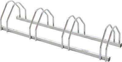 Schäfer Shop Select Fahrradständer, 1-seitig, für 4 Fahrräder, 2 x für Reifenbreite 55 mm + 2 x für Reifenbreite 70 mm, B 330 x T 1170 x H 250 mm, Stahl