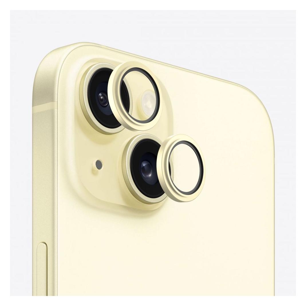 Evelatus iPhone 15 / 15 Plus Camera Lens Protector Armor (Apple iPhone 15, Apple iPhone 15 Plus) (EVELATUS)