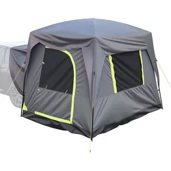 VEVOR SUV-Zelt Camping Auto-Zelt (248 x 308 x 230 cm) wasserdichtes PU2000 geräumiges Doppelschicht-Design für 5-8 Personen, SUV-Campingzelt mit Fenstern & Netzfenstern & Regendach & Tasche