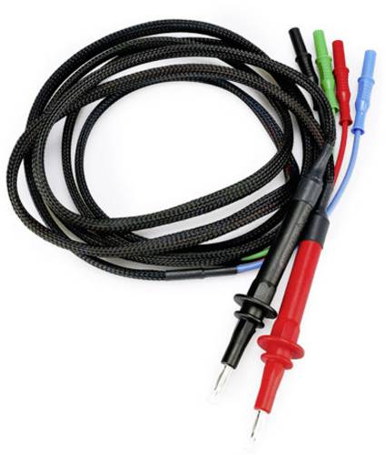 HT Instruments KIT Kelvin Bananenstecker 1010500 Bananenbuchse, Buchse 4 mm, Steckanschluss 4mm Grün 1St.