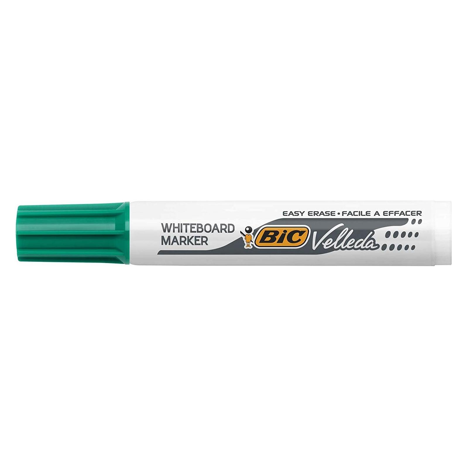 Bic Velleda 1791 Textmarker 12 Stück Stumpfe Spitze Grün (12x) (9431971)