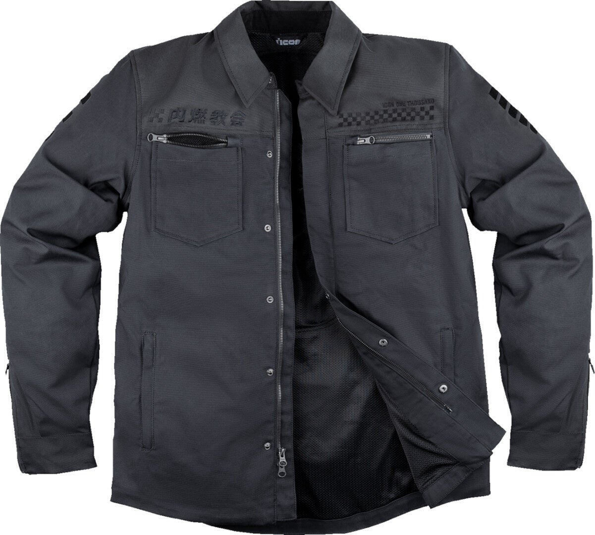 Icon Upstate Canvas National Motorrad Textiljacke 28206560