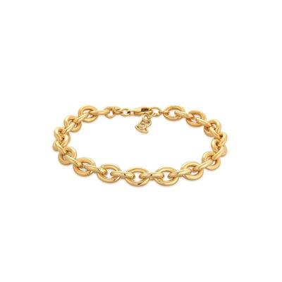 Armkette ELLI PREMIUM "Armband Grobe Ankerkette Rolokette Elegant 925 Silber" Gr. 160, gold, Armbänder, Damen, 160, Silber 925 (Sterlingsilber), Armkette