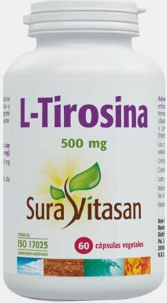 SURA VITASAN L-TIROSINA 500mg 60 CAPSULAS VEGETAIS
