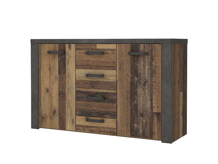 Buffer 136cm Marron/Gris