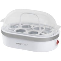 Eierkocher EK 3497 weiß/silber, 400 Watt, für 6 Eier