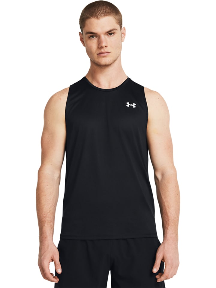 Under Armour Trainingstop "Tech" in Schwarz - XXL