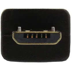 INLINE Micro-USB Verlängerung, USB 2,0 Micro-B Stecker auf Buchse, schwarz, vergoldete Kontakte, 1,5m