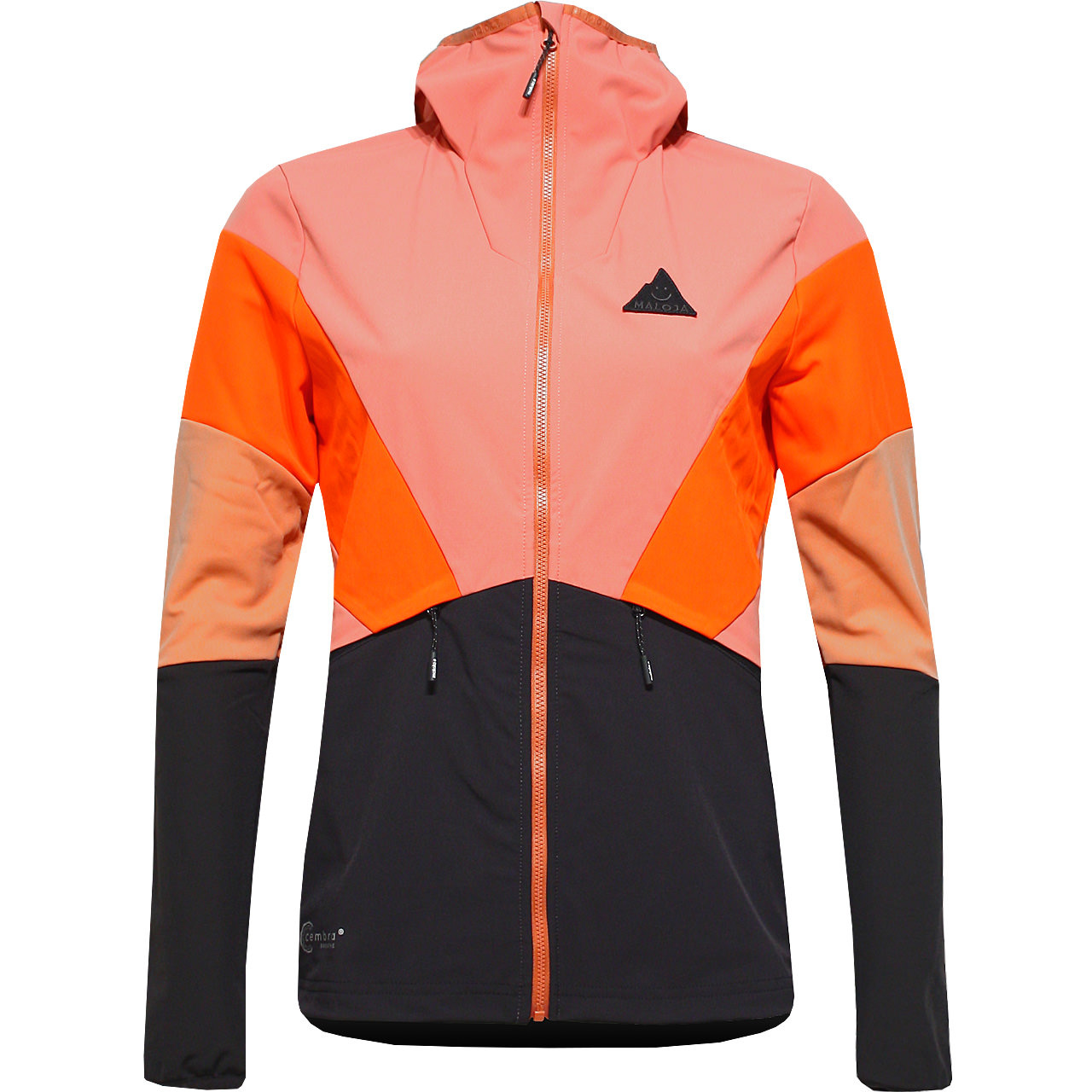 Maloja Damen Touring Hybrid Jacke FRONEBENm rosewood multi - S