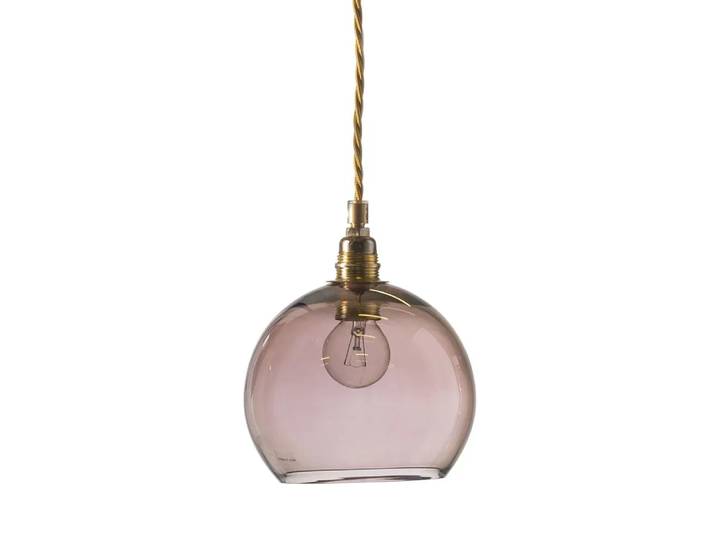 EBB & FLOW Lampe à suspension Rowan S, Ø 15,5 cm obsidian