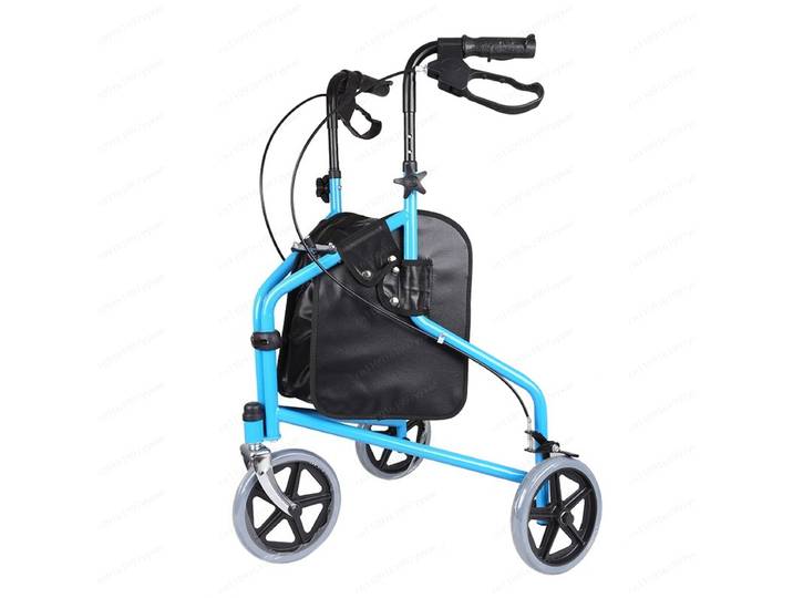 Chariot de courses pliable pour personnes âgées avec freins, aide à la marche