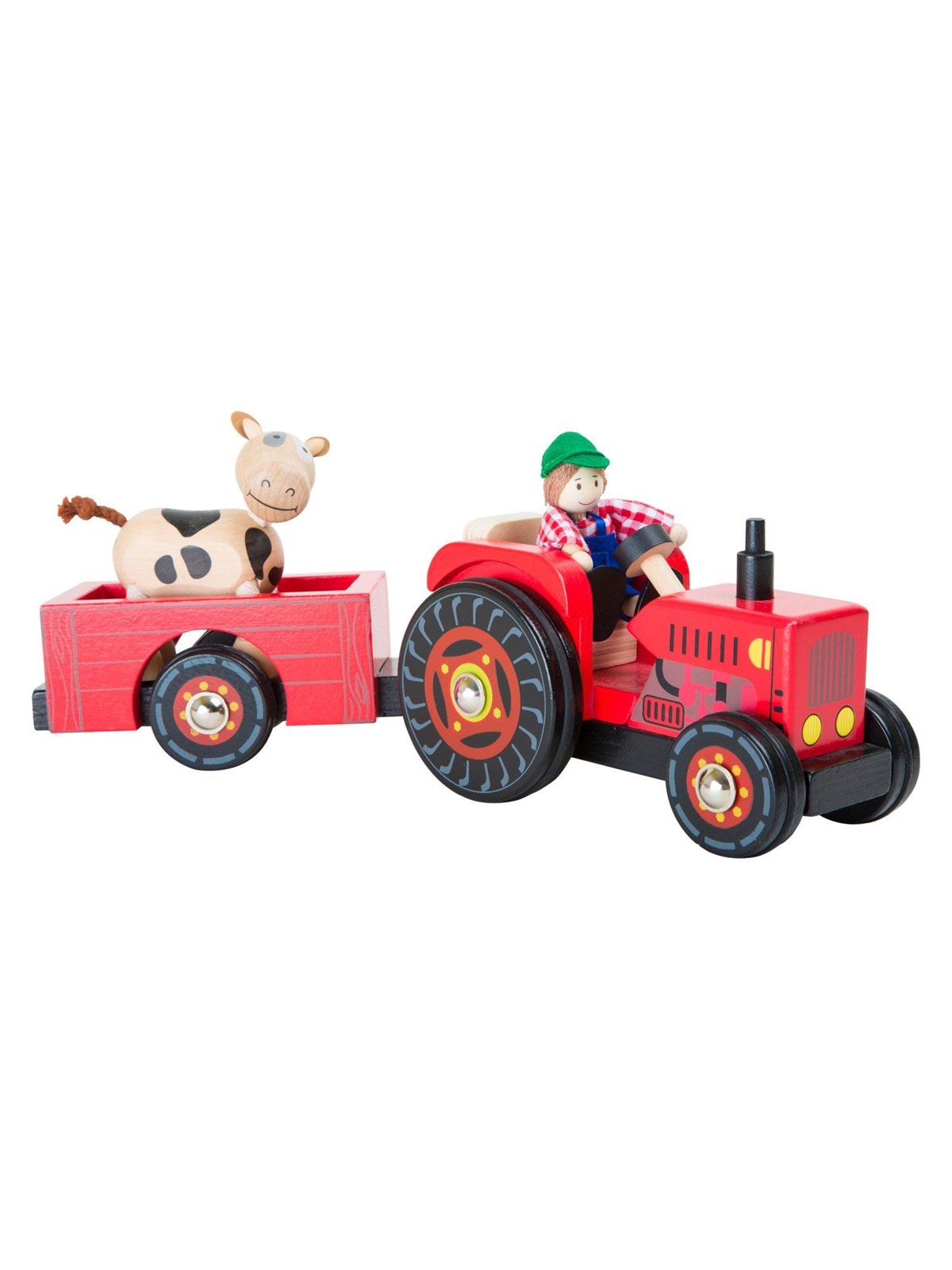 Small Foot Traktor mit Anhänger
