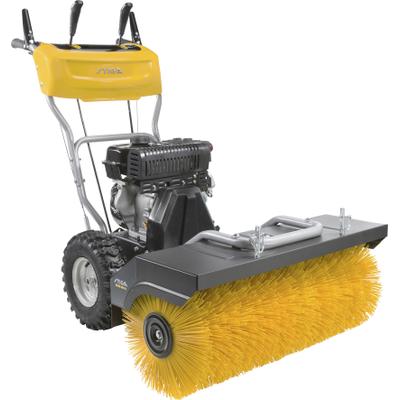 STIGA GARDEN Kehrmaschine "SWS 800 G", gelb, B:80cm H:113cm L:144cm, Einachser, Radantrieb, 6 Vorwärts- und 2 Rückwärtsgänge