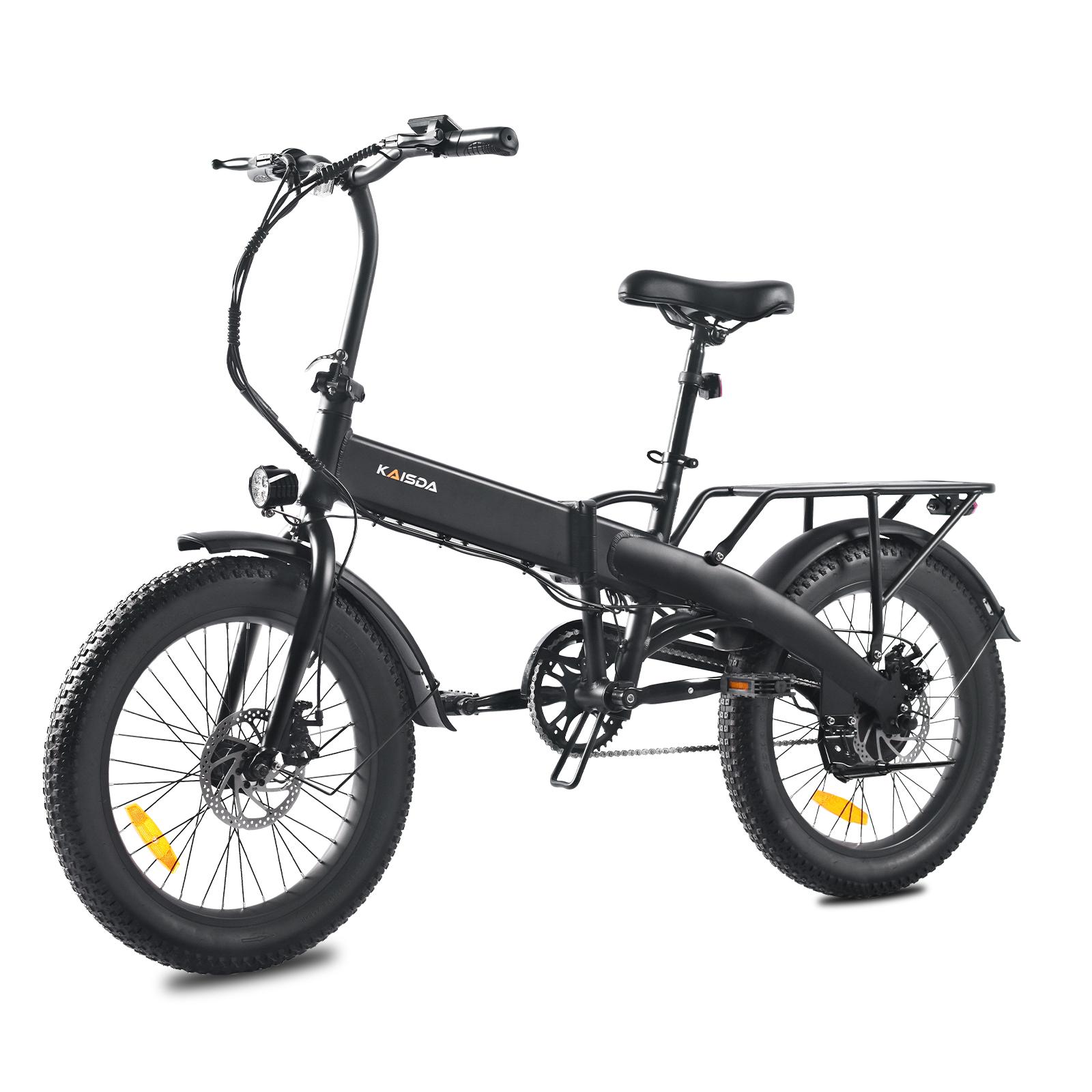K2C 20-Zoll Falt-E-Bike für Erwachsene, 250W Motor, 40 N.M Drehmoment, 36V 10,4Ah Akku, 20×3,0 Zoll All-Terrain-Reifen, mechanische Scheibenbremsen