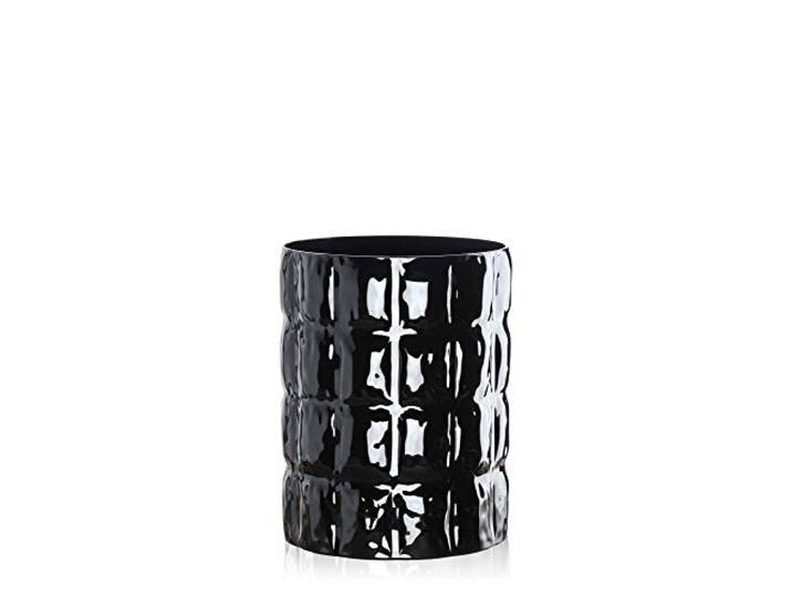 Kartell MATELASSE' Vase\, blanc Kartell Matelassé Nero Coprente 01225/E6 – Vaso di DesignIl vaso Matelassé Kartell Art. 01225/E6\, nella raffinata versione