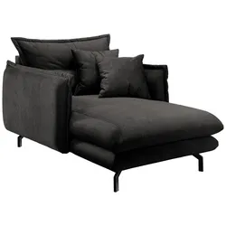 Relaxsessel Lava Anthrazit Velours