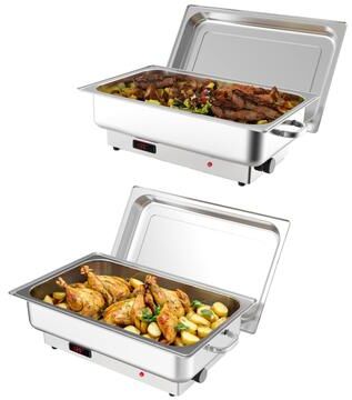 Garvee Electric Chafing Dish Buffet Set, 9 Qt