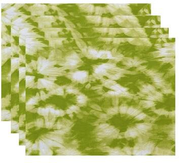 E by Design Chillax Geometric Print Placemats (Set of 4)