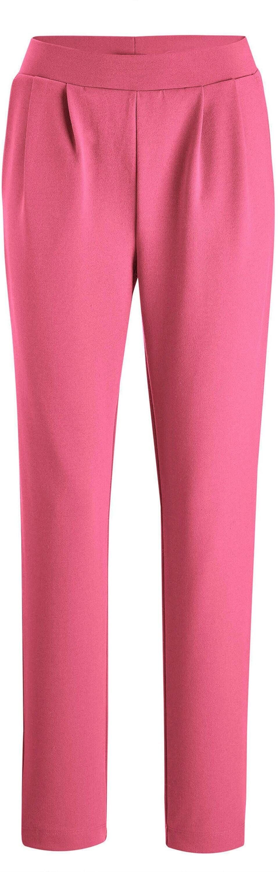 Schlupfhose GOLDNER "Businesshose SARA mit Komfortbund", Damen, Gr. 48, N-Gr, pink, Obermaterial: 95% Polyester PES. 5% Elasthan EL., normal, Hosen Schlupfhose, Temperaturausgleichende Eigenschaft