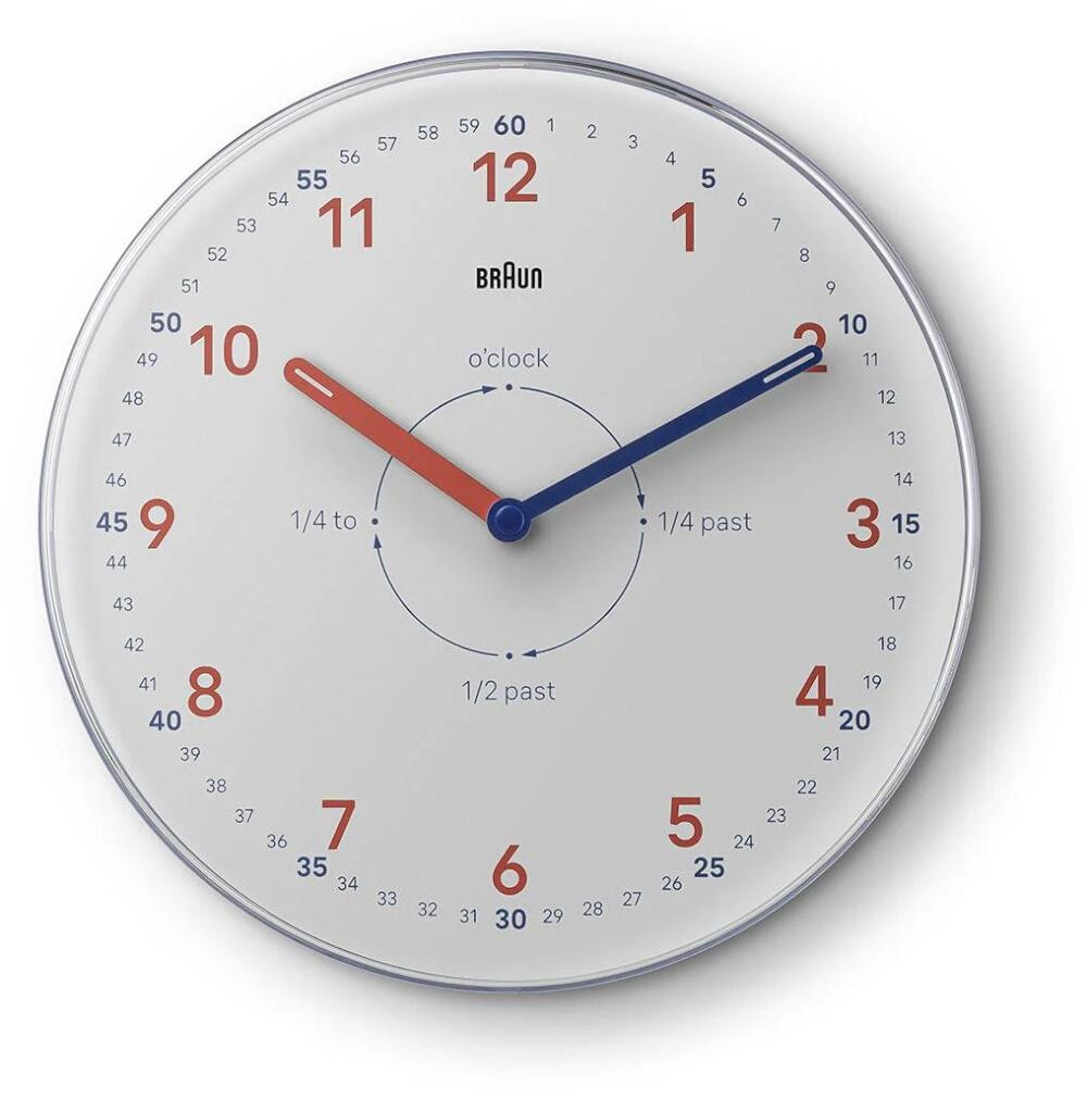 Braun BC26TW Time Teacher 2 Wandklok