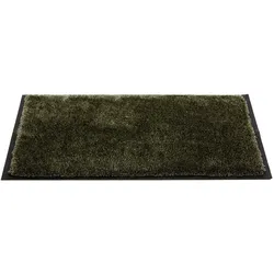 Lava Fußmatte – moderne einfarbige Designmatte für Flur & Eingangsbereich 40x60 ...