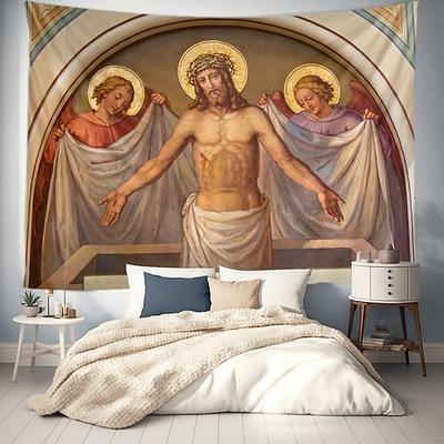 Mittelalterliche Wandteppich Wandkunst große Wandteppichmural Dekor Fotograf Hintergrunddecke Vorhang Haus Schlafzimmer Wohnzimmer Dekoration