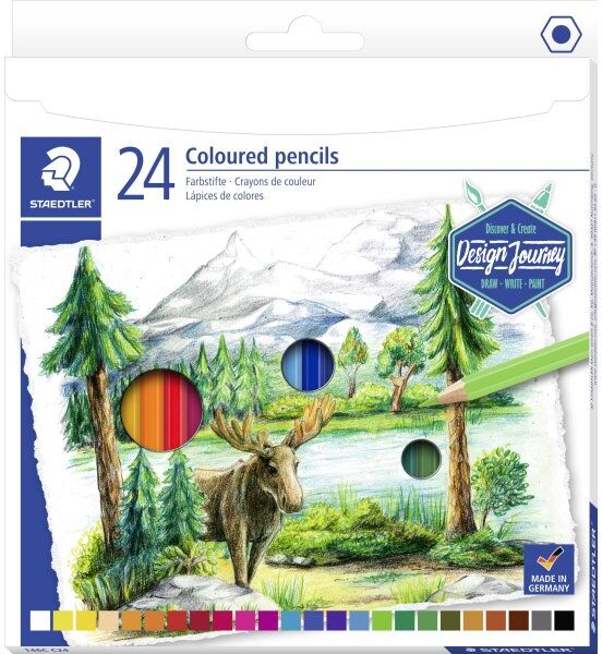 Staedtler Dj Farveblyanter   24 Farver