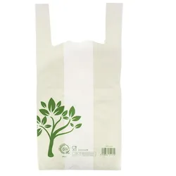 Greenuso MONOUSO - Hemdchenbeutel Home Compost “Be Eco!” 50x60cm 22,5μm (500 Stück)