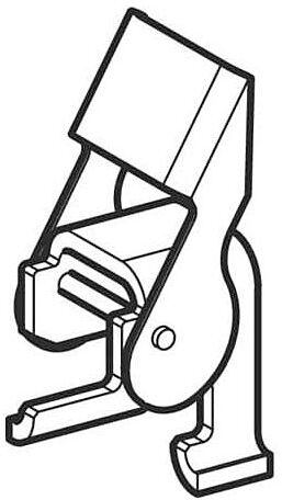 Geberit Duofix System-Schienenclip 240616001