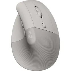 LOGITECH Lift für kleine und mittelgroße Hände, Vertikale Ergonomische Maus, Sand