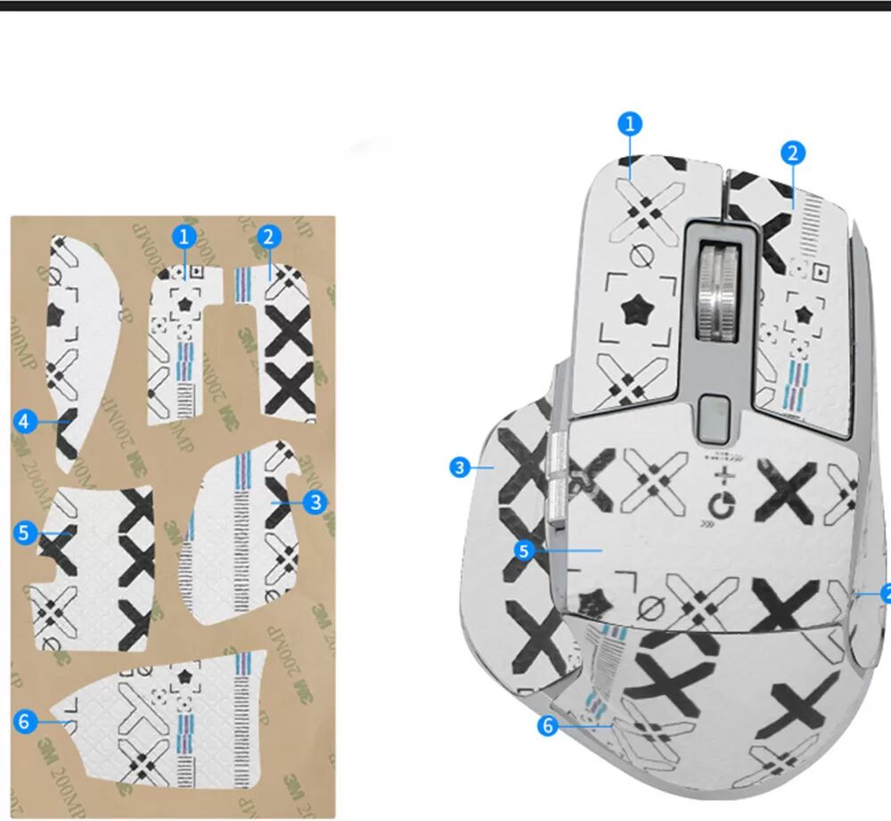 INF Autocollants de Souris Antidérapants pour Logitech MX Master 3s