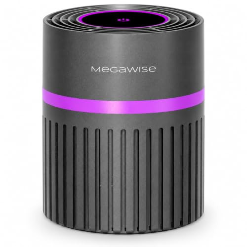 MEGAWISE H13 HEPA Luchtreiniger EPI810 Compact voor Bureau - Zwart
