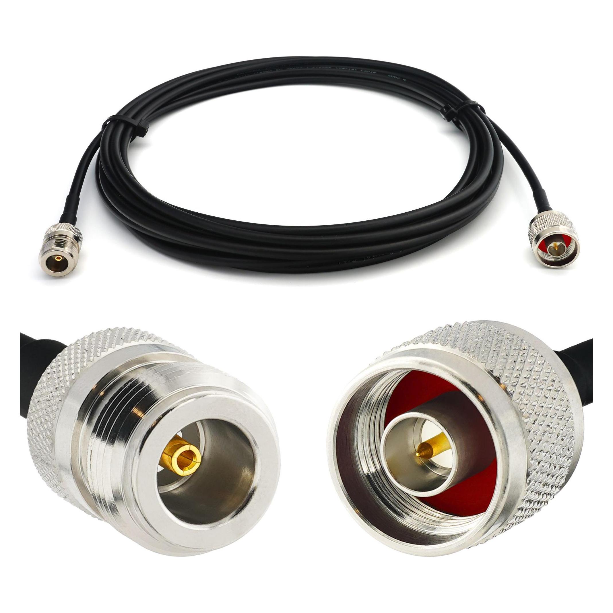 Rangeful N Male to N Female 30cm RG58/U Coaxial Cable RG58-NM-NF-0.3 (RG58-NM-NF-0.3)