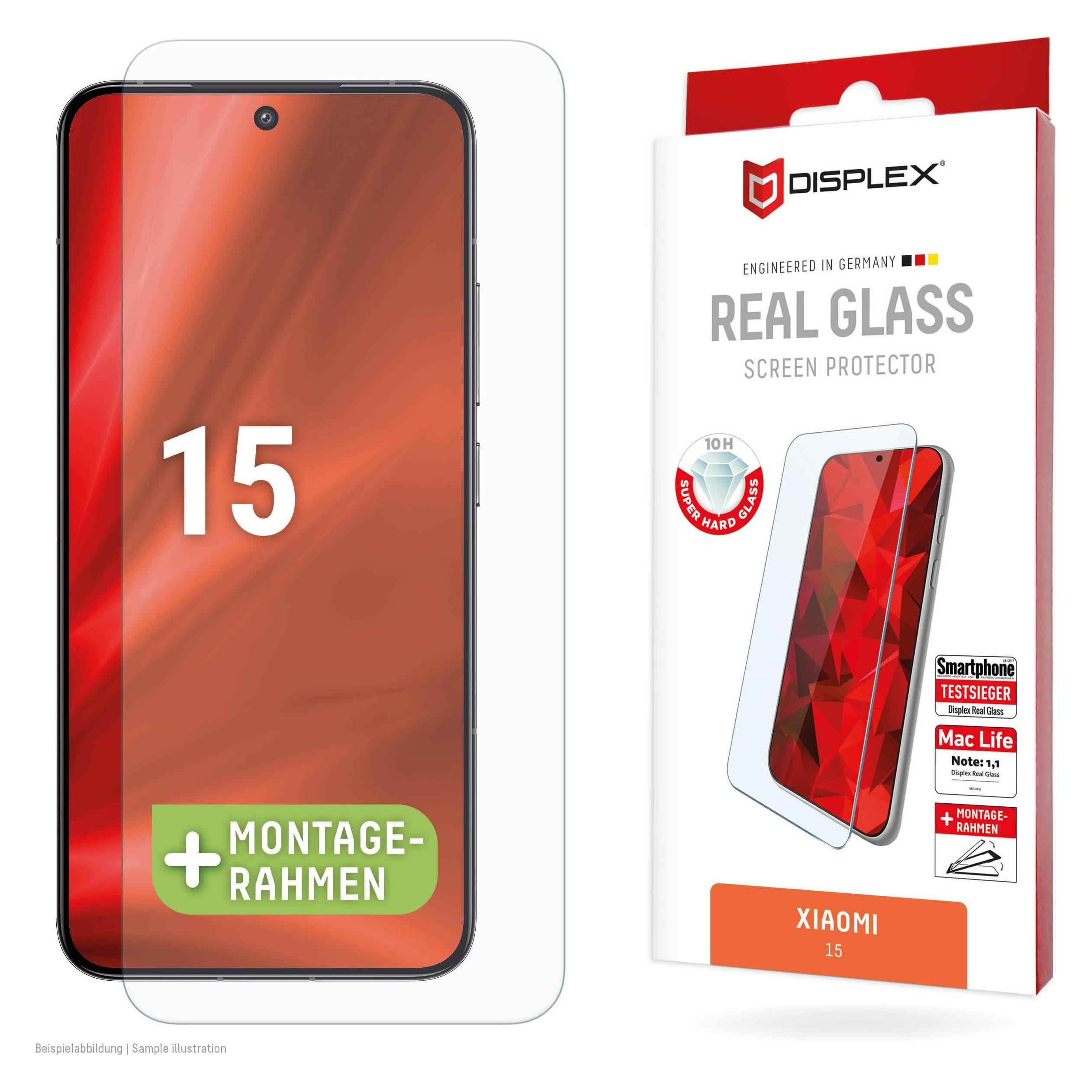 Displex Real Glass, 2D Panzerglas (1 Stk., Xiaomi 15) (02082)