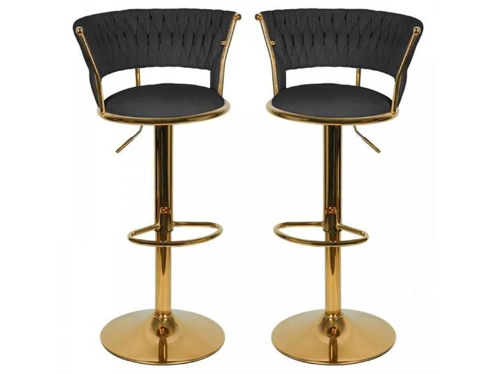 SUPFINE Lot de 2 Tabourets de Bar Chaise Haute pour Îlots de Cuisine Bistro Hauteur Réglable Chaises de Salle à Manger