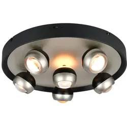 Trio Select Orbit Deckenleuchte Nickel 644410607