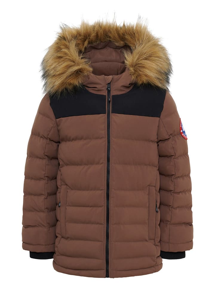 HULABALU Parka "Pass" in Braun - 158/164
